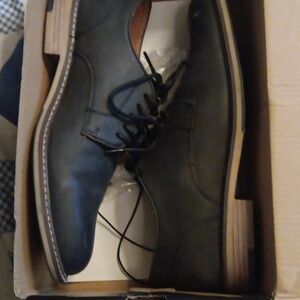 JF FARLOW BLACK OXFORD MENS SHOES Size 9M